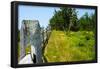 Nantucket Island Weathered Wood Fence Photo Poster-null-Framed Poster