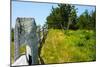 Nantucket Island Weathered Wood Fence Photo Poster-null-Mounted Poster