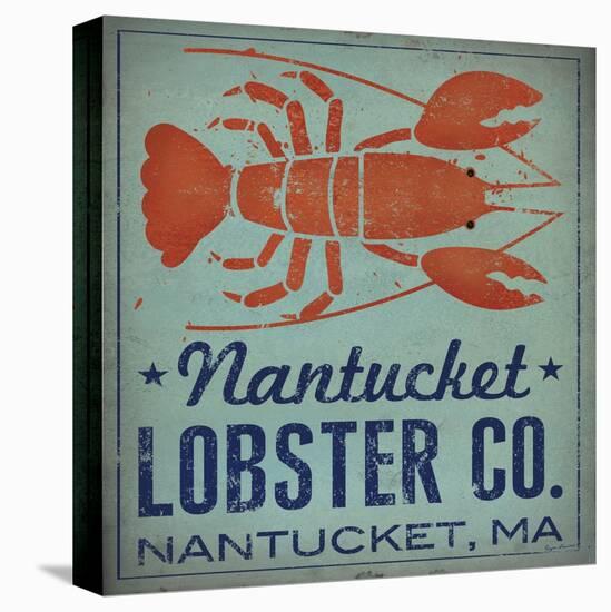 Nantucket Lobster Square-Ryan Fowler-Stretched Canvas