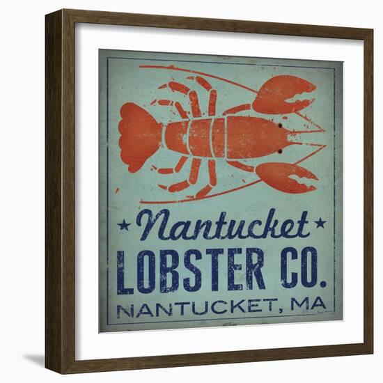 Nantucket Lobster Square-Ryan Fowler-Framed Art Print