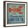 Nantucket Lobster Square-Ryan Fowler-Framed Art Print