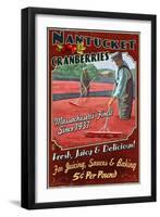 Nantucket, Massachusetts - Cranberry Farm-Lantern Press-Framed Art Print