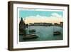 Nantucket, Massachusetts - View of White Elephant-Lantern Press-Framed Art Print