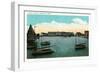 Nantucket, Massachusetts - View of White Elephant-Lantern Press-Framed Art Print