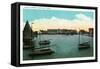 Nantucket, Massachusetts - View of White Elephant-Lantern Press-Framed Stretched Canvas