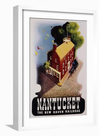 Nantucket Poster-Ben Nason-Framed Giclee Print