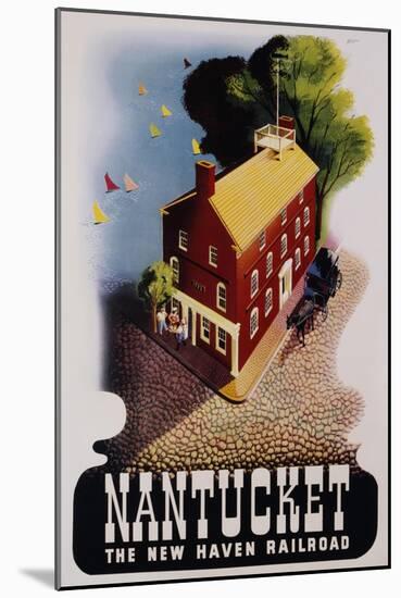 Nantucket Poster-Ben Nason-Mounted Giclee Print