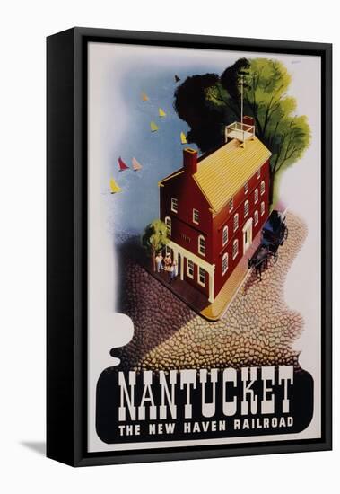 Nantucket Poster-Ben Nason-Framed Stretched Canvas