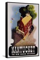 Nantucket Poster-Ben Nason-Framed Stretched Canvas