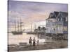 Nantucket Sunset-Stanton Manolakas-Stretched Canvas