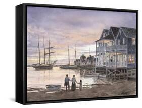 Nantucket Sunset-Stanton Manolakas-Framed Stretched Canvas