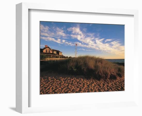 Nantucket Town at Dawn, MA-Walter Bibikow-Framed Photographic Print