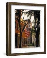 Nantucket Town, Nantucket Island, Massachusetts, USA-Walter Bibikow-Framed Photographic Print