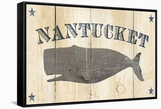 Nantucket Whale-Avery Tillmon-Framed Stretched Canvas