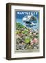 Nantucket-John Jr^ Held-Framed Art Print