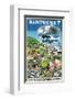 Nantucket-John Jr^ Held-Framed Art Print