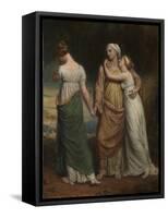 Naomi and Her Daughters-George Dawe-Framed Stretched Canvas