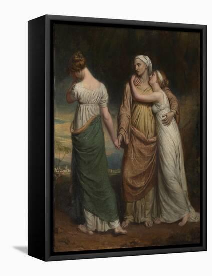 Naomi and Her Daughters-George Dawe-Framed Stretched Canvas