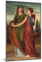 Naomi and Ruth, 1887-Evelyn De Morgan-Mounted Giclee Print