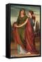 Naomi and Ruth, 1887-Evelyn De Morgan-Framed Stretched Canvas
