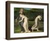 Naomi Entreating Ruth and Orpah to Return to the Land of Moab-William Blake-Framed Giclee Print