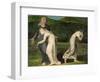 Naomi Entreating Ruth and Orpah to Return to the Land of Moab-William Blake-Framed Giclee Print