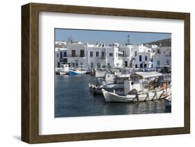 Naoussa Harbour, Paros, Cyclades, Greek Islands, Greece-Rolf Richardson-Framed Photographic Print