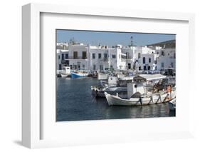 Naoussa Harbour, Paros, Cyclades, Greek Islands, Greece-Rolf Richardson-Framed Photographic Print