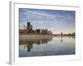 Napa Riverfront Development, Napa Valley Wine Country, Northern California, Usa-Walter Bibikow-Framed Photographic Print