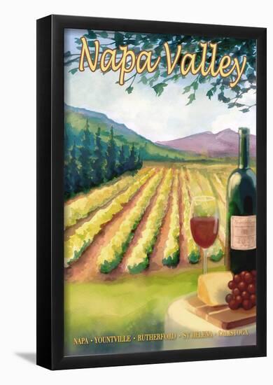 Napa Valley, California Wine Country-null-Framed Poster