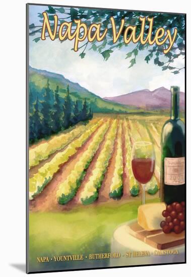 Napa Valley, California Wine Country-null-Mounted Poster