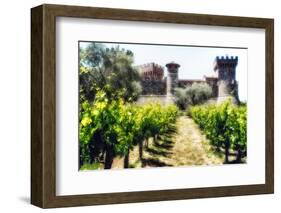 Napa Valley Dream Castle-George Oze-Framed Photographic Print