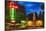 Napa Valley Motel Neon Sign-George Oze-Stretched Canvas