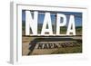 Napa Valley Sign-George Oze-Framed Photographic Print