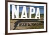 Napa Valley Sign-George Oze-Framed Photographic Print