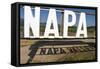 Napa Valley Sign-George Oze-Framed Stretched Canvas