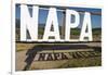 Napa Valley Sign-George Oze-Framed Photographic Print