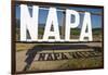 Napa Valley Sign-George Oze-Framed Photographic Print