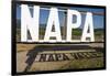 Napa Valley Sign-George Oze-Framed Photographic Print