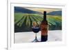 Napa Valley Wine Bottle with Red Wine-Markus Bleichner-Framed Premium Giclee Print