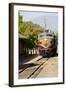 Napa Valley Wine Train in Train Station, California, USA-Cindy Miller Hopkins-Framed Photographic Print