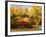 Napa Valley Wine Train Rolls through Rutherford, California, USA-John Alves-Framed Photographic Print