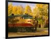 Napa Valley Wine Train Rolls through Rutherford, California, USA-John Alves-Framed Photographic Print