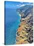 Napali Coast Helicopter Ride in Kauai Hawaii-William Dunn-Stretched Canvas