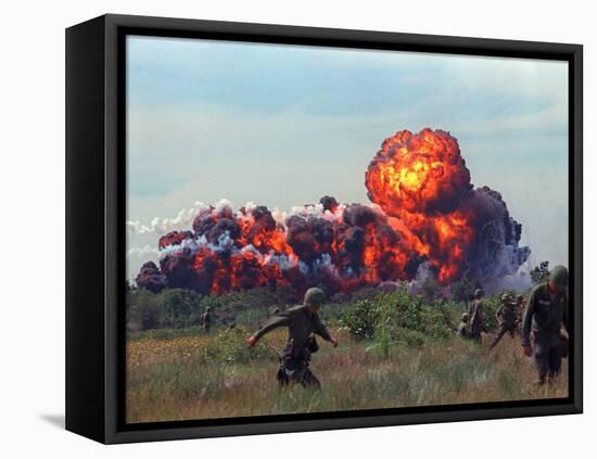 Napalm Strike-Associated Press-Framed Stretched Canvas