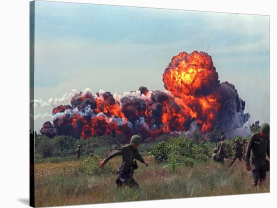 Napalm Strike-Associated Press-Stretched Canvas