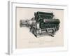 Napier Lion Engine-null-Framed Giclee Print