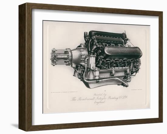 Napier Lion Engine-null-Framed Giclee Print