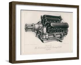 Napier Lion Engine-null-Framed Giclee Print