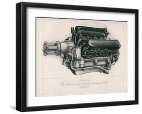 Napier Lion Engine-null-Framed Giclee Print